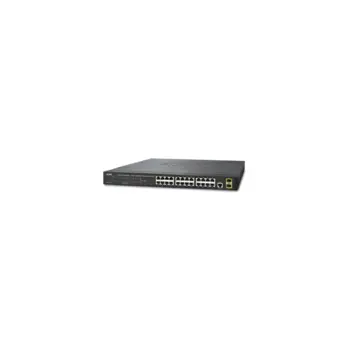 PLANET IPv4/IPv6, 24-Port 10/100/1000Base-T + 2-Port 100/1000MBPS SFP L2/L4 SNMP Manageable Gigabit Ethernet Switch