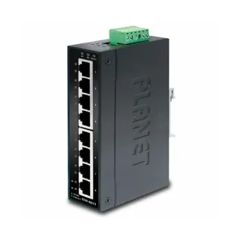 Planet ISW-801T 8P 10 100Mbps Industrial Fast Ethernet Switch