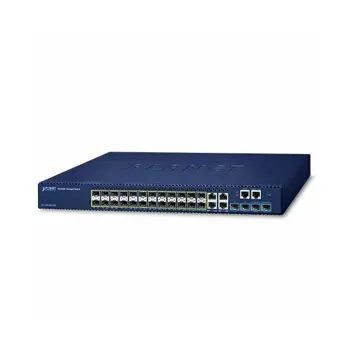 Planet Layer 2 20-Port 100 1000X SFP 4-Port Gigabit TP SFP Combo 4-Port 10G