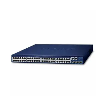 Planet Layer 2 48-Port 10 100 1000T 4-Port 10G SFP Stackable Managed Switch