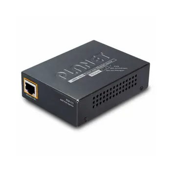 Planet Single Port Ultra POE Injector (60 Watts) w external power End-Span Mid-Span