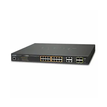 Planet16-Port 10 100 1000T Ultra PoE 4-Port Gigabit TP SFP Combo Managed Switch