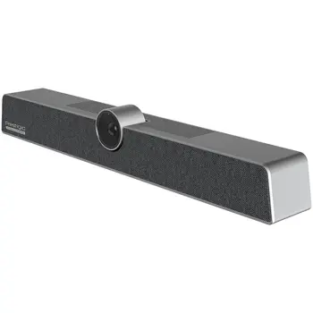 Prestigio Solutions Video Conferencing Collaboration Bar Alpha: UHD, 12MP, 6 mic, 8m (Range), Connection via USB Type-C or AUX