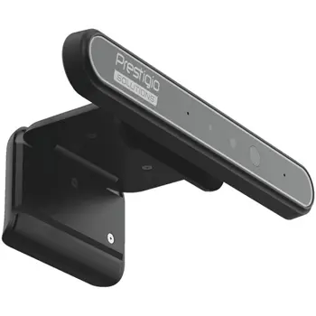 Prestigio Solutions Video Conferencing Windows Hello Camera: FHD, 2MP, 2 mic, 1m (Range), Connection via USB 3.0