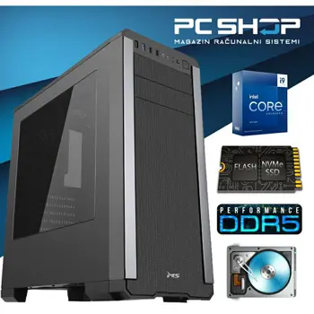 Radna Stanica MagazinRS Workstation (Intel i9 13900K, 24C/32T, 64GB DDR5 RAM, SSD 1TB + HDD 3TB)