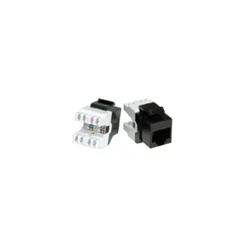 Roline Cat.5e Keystone konektor, RJ-45, UTP, crni