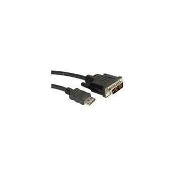 Roline DVI kabel, DVI (18+1) M na HDMI M, 3.0m