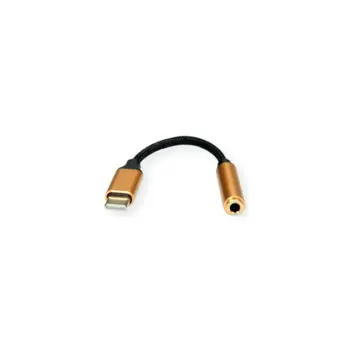 Roline GOLD adapter USB-C - 3.5mm audio, M/F, 0.13m