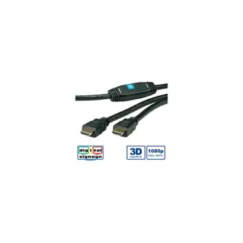 Roline HDMI High Speed kabel, HDMI M - HDMI M, 30m, sa pojačanjem