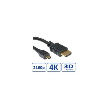 Roline HDMI kabel sa mrežom, TIP A (M) - TIP D (M) (micro), 2.0m