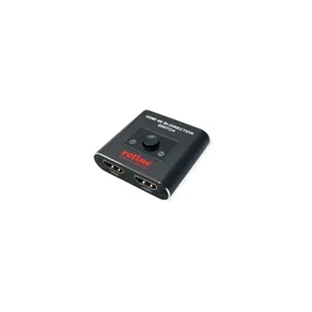 Roline HDMI Switch 4K60,dvosmjeran, Bi-direktan