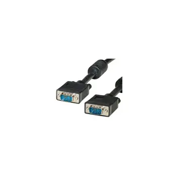 Roline HQ monitor kabel, HD15 M/M, 15m (feritna jezgra)