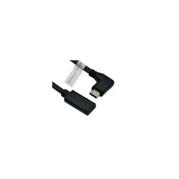 Roline USB-C produžni kabel (DP Alt Mode) C-C, M- kutni/F, 2m