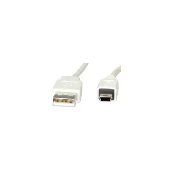 Roline USB2.0 kabel Mini, Type A na 5-pin, 1.8m, bež