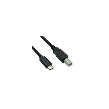 Roline USB2.0 Kabel TIP C, C - B, M/M, 1.8m, crni