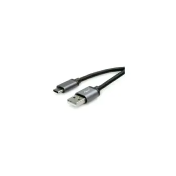 Roline USB2.0 kabel TIP C(M) na TIP A(M), 1.8m, crni