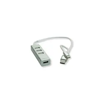 Roline USB2.0 TIP-A+C Hub 4-portni