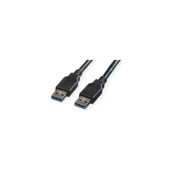 Roline USB3.2 Gen 1 kabel, TIP A-A M/M, 3.0m, crni