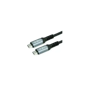 Roline VALUE Cable USB4 Gen2x2, with Emark, C–C, M/M, 240W, black, 2 m