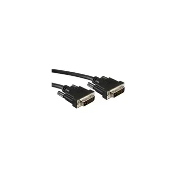 Roline VALUE DVI monitor kabel, DVI-D M/M, (24+1) dual link, 5.0m