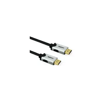 Roline VALUE HDMI 10K Ultra High Speed kabel v2.1, M/M, crni, 2.0m