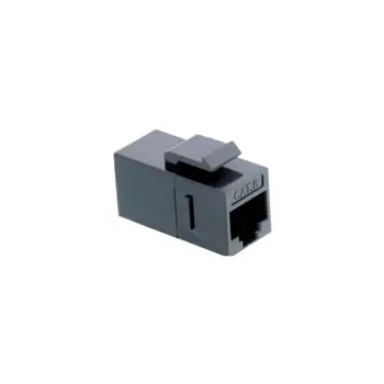 Roline VALUE RJ-45 Keystone Modular Coupler, Cat.6, UTP, crni