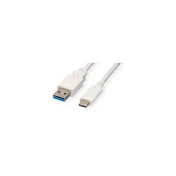 Roline VALUE USB 3.2 Gen 1 kabel, A-C, M/M, 2.0m, bijeli