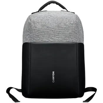 Ruksak za 15.6" laptop, black and dark gray (Material: 900D Glued Polyester and 600D Polyester)