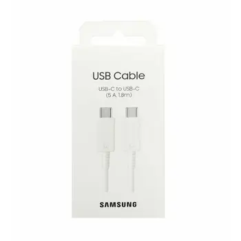 SAMSUNG DATA KABEL DX510JWE Type C-Type C 5A,100W 1.8m, Bijeli