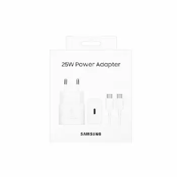 SAMSUNG KUĆNI PUNJAČ EP-T2510XWEGEU,PD 25W,Type C-Type C kabel 1m,bijeli