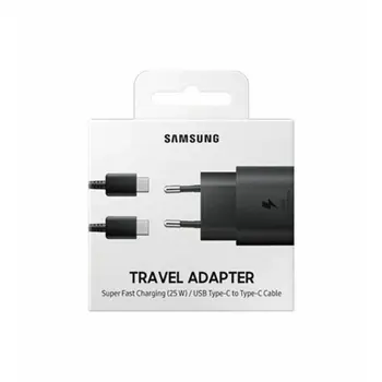 SAMSUNG KUĆNI PUNJAČ EP-TA800XBE,PD 25W,Type C-Type C kabel 1m,crni