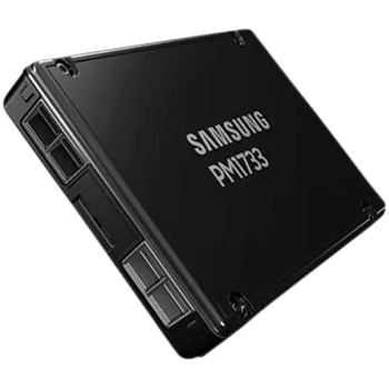 SAMSUNG PM1733 EVT2 3.84TB Enterprise SSD, 2.5 7mm, PCle Gen4 x4/dual port x2, Read/Write: 7000/3800 MB/s, Random Read/Write IOPS 1500K/135K