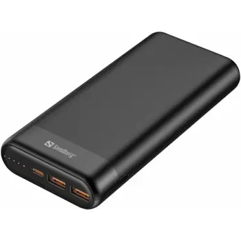 Sandberg Powerbank 20000 PD65W 2xQC3.0