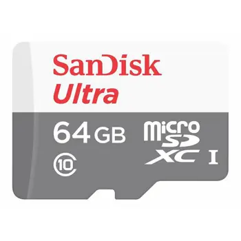 SANDISK 64GB Ultra microSDXC + SD Adpt