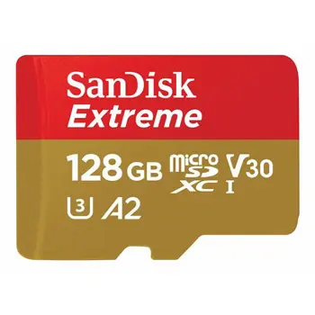 SANDISK Extreme MicroSDXC 128GB + SD Adp