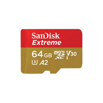 SANDISK Extreme MicroSDXC 64GB + SD Adp