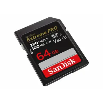 SANDISK Extreme PRO 64GB V60 UHS-II SD