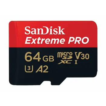 SANDISK Extreme Pro microSDXC 64GB + Adp