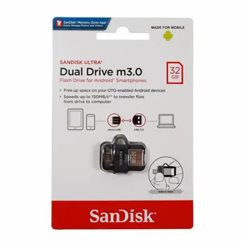 SANDISK USB 3.0 FLASH DRIVE DUAL 32GB