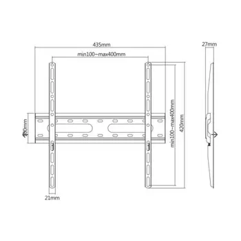 SBOX fiksni nosač 32"-70", do 45kg