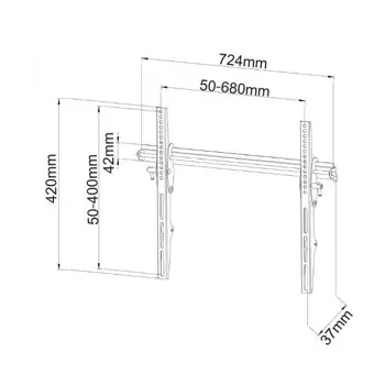 SBOX nosač PLB-4269T, 60-100",do 75kg,VESA 900x600