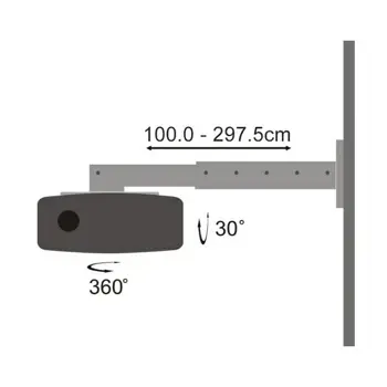 SBOX stropni nosač projektora PM-102, do 15kg