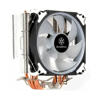 SilverStone Argon CPU Cooler 4 Direct Contact Heatpipes, 120mm PWM ARGB Fan, S1700 compatible