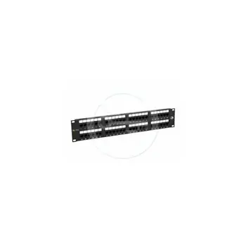 Solarix 48-Port Unshielded Patch panel RJ45 CAT5E UTP