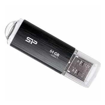 SP USB 2.0 FLASH DRIVE ULTIMA U02 64GB CRNI