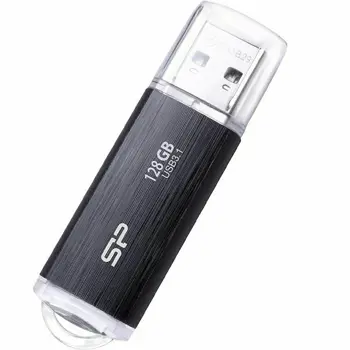 SP USB 3.1 FLASH DRIVE BLAZE B02 128GB BLACK