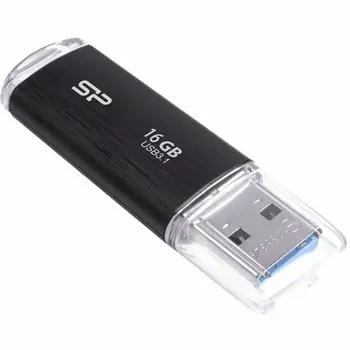 SP USB 3.1 FLASH DRIVE BLAZE B02 16GB BLACK