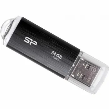 SP USB 3.1 FLASH DRIVE BLAZE B02 64GB BLACK