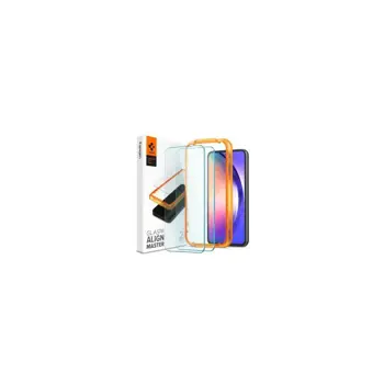 Spigen Glass Align Master Clear, zaštitno staklo za ekran telefona, 2 kom + okvir za instalaciju - Samsung Galaxy A54 5G (AGL05966)