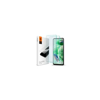 Spigen Glass tR Slim, zaštitno staklo za ekran telefona, 2 kom - Xiaomi Redmi Note 12 5G/POCO X5 5G (AGL06048)